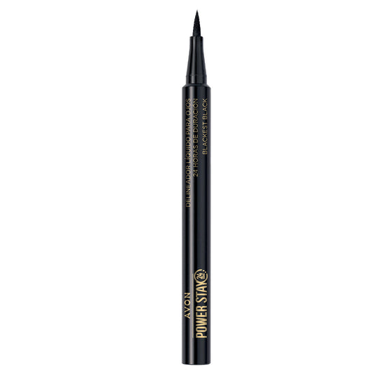 Avon Power Stay Delineador Líquido Para Ojos 24h De Duración - 1,2 ml