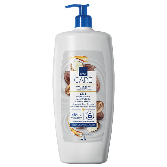 Avon Care 6 en 1 Crema Corporal Aceite De Jojoba y Karité 1000 ml