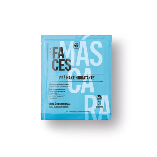 Mascarilla Faces pre make hidratante con ácido hialurónico 10 ml