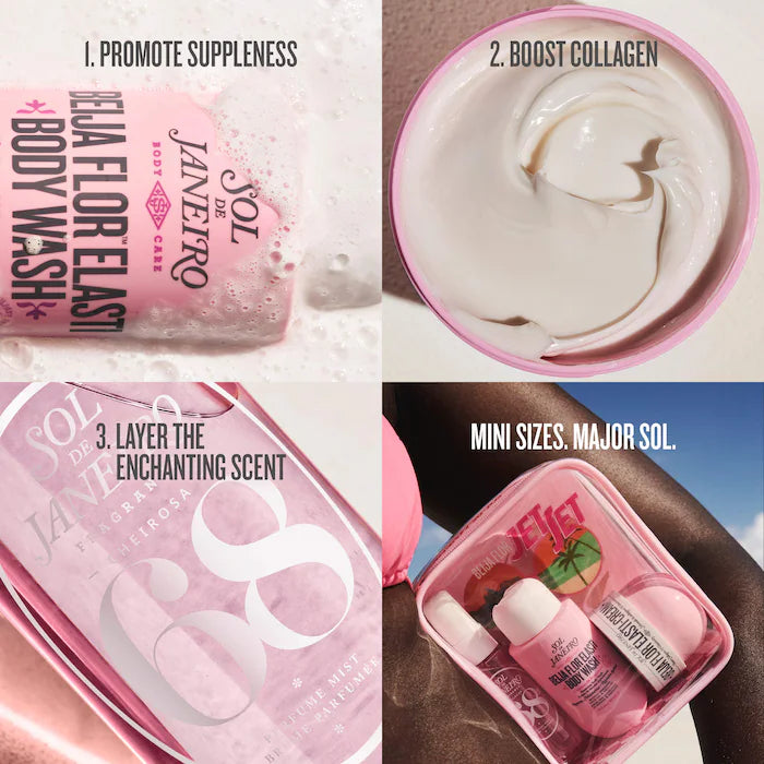 Set viajero x3 Sol de Janeiro Beija Flor