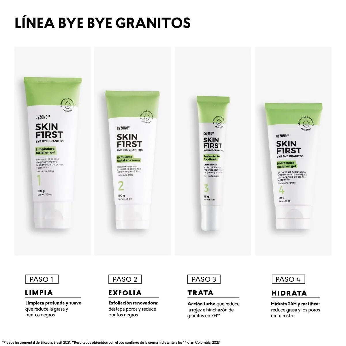 Set Rutina Skin First Bye Granitos