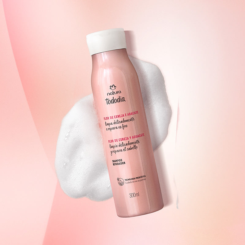 Tododia Shampoo Reparador Flor de Cereza y Aguacate 300 ml