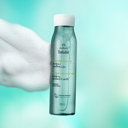 Tododia Shampoo Hidratante Manzana Verde y Aloe Vera 300 ml