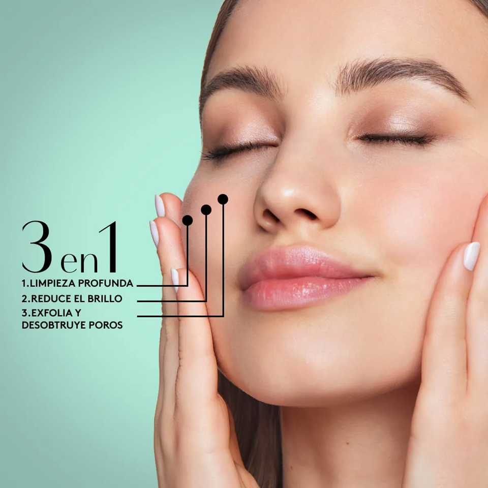 Limpiadora Facial en Gel Anti-imperfecciones Triple Acción Max