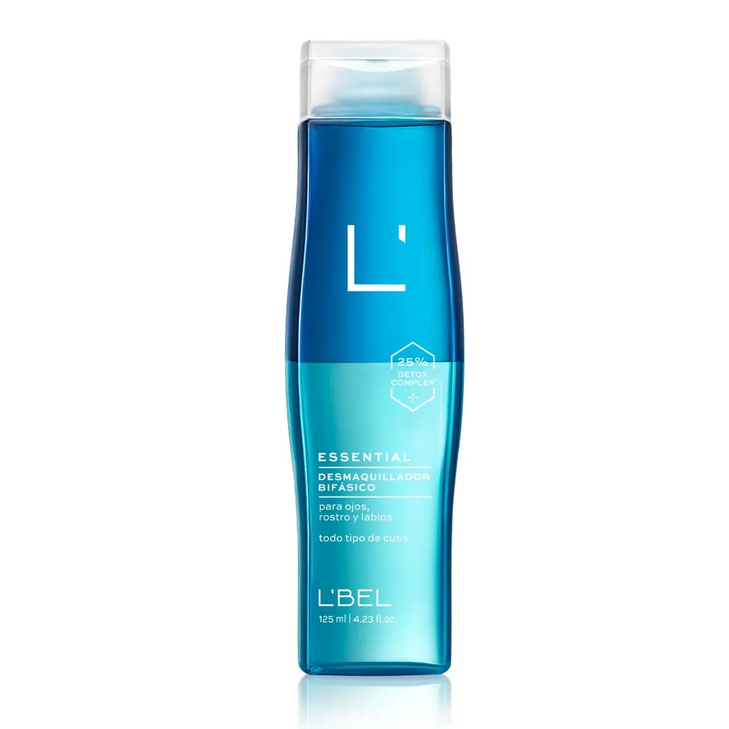 Loción Desmaquillante Bifásica Remueve Maquillaje a Prueba de Agua 125 ml LBEL