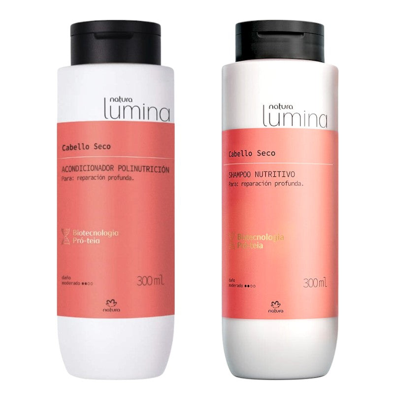Set Shampoo + Acondicionador Cabello seco Lumina