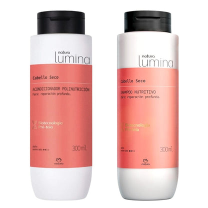 Set Shampoo + Acondicionador Cabello seco Lumina